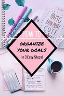 Image result for How to Organize Your Goals