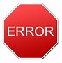 Image result for Computer Error Sign