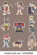 Image result for Small Stickers for Fitness