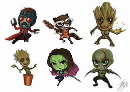 Image result for Guardians of the Galaxy Cute Bundle