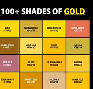 Image result for Metallic Foil Gold Hex Code