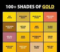 Image result for Gold Colur All Shades