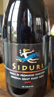 Bildergebnis für Siduri Pinot Noir Terra Di Promissio