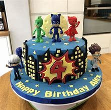 Image result for PJ Mask Birthday Cake