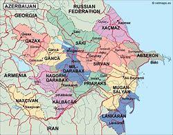 Image result for Azerbaijan Map Region
