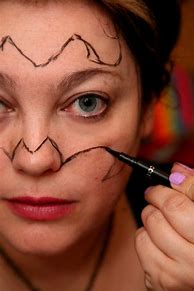 Image result for Bat Face Painting