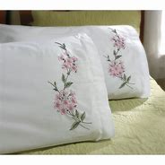 Image result for Embroidered Pillowcases