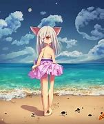 Image result for Cat Beach Wear Anime