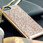 Image result for iPhone 7 Rose Gold Glitter Case