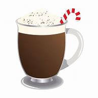 Image result for Spiked Hot Chocolate Clip Art Black and White