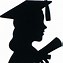 Image result for Graduation Cap Silhouette Clip Art