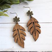 Image result for Wooden Jewelry Earrings