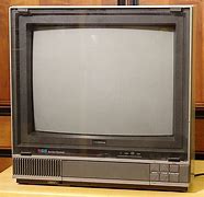 Image result for Old Wood Panel TV with Channel Buttons On Top