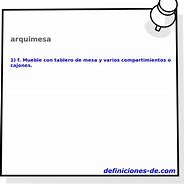 Image result for arquimesa