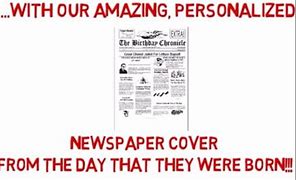 Image result for Personalized Newspaper Front Page