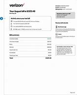 Image result for Verizon Bill Example