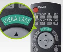 Image result for Viera Cast Button On Remote