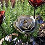 Image result for Metal Rose Sculpture