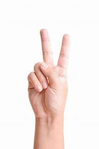 Image result for Hand Showing Two Fingers