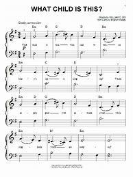 Image result for What Child Is This Piano Sheet Music