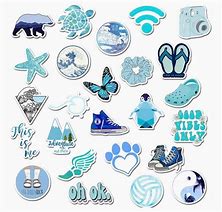 Image result for Navy Blue Aesthetic Stickers