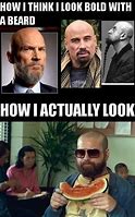 Image result for Bald Beard Meme