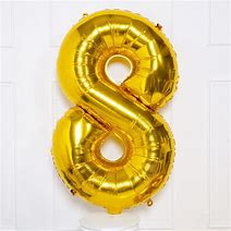 Image result for Large Number 8 Balloon