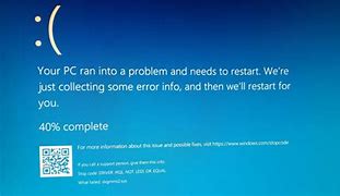 Image result for Blue Screen Error Windows 10