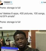 Image result for iPhone Storage Full Meme