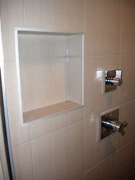 Image result for Recessed Shower Shelf