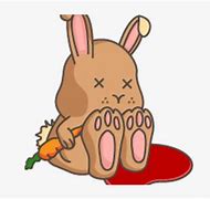 Image result for Dead Rabbit Emoji