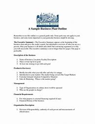 Image result for Sample Business Plan Template