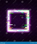 Image result for Mixed Neon Glitch Painting Square