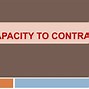 Image result for Capacity to Contract