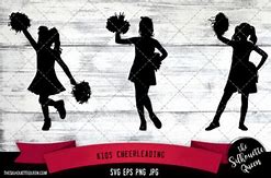 Image result for Kids Cheerleader Sillouette