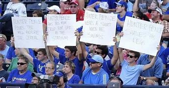 Image result for Fan Signs at Baseball Games