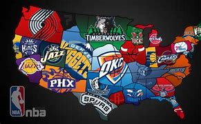 Image result for NBA Teams Fan Base Map