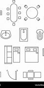Image result for Floor Plan Furniture Symbols