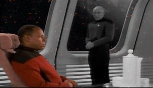 Image result for Picard and Sisko