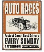 Image result for Making a Vintage Racing Sign