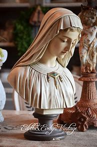 Image result for Virgin Mary Statue Face