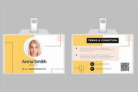 Image result for Front N Back of ID