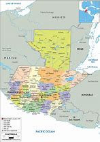 Image result for Guatemala Political Map