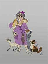 Image result for Fat Crazy Cat Lady