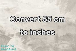 Image result for 55Cm to Inches