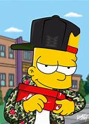 Image result for Bart Simpson Supreme for iPhone