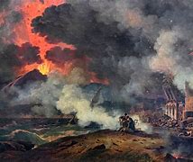 Image result for Destruction of Pompeii Mount Vesuvius