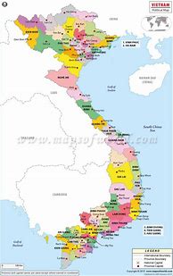 Image result for Vietnam Political Map