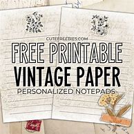 Image result for Free Printable Vintage Paper