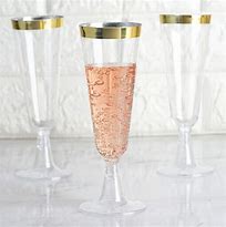 Image result for Champagne Plastic Flutes Stackable